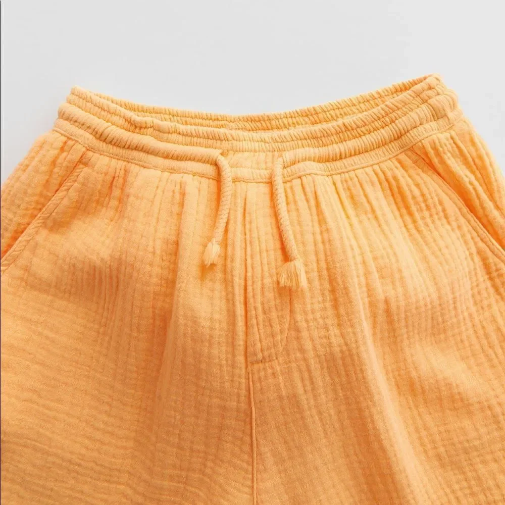ZARA Kids | Orange | TEXTURED SHORT